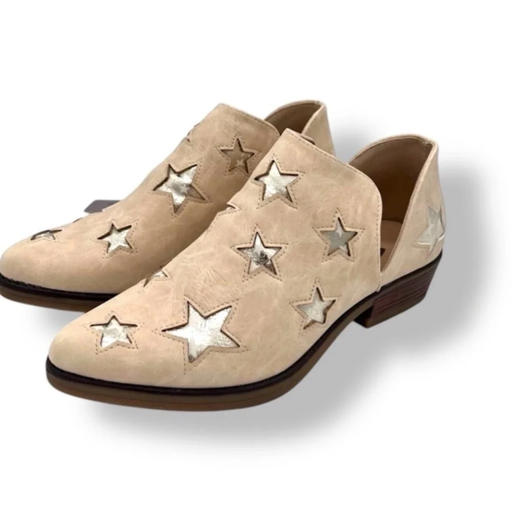 Star-Embellished Booties • New in Box • Seven 7